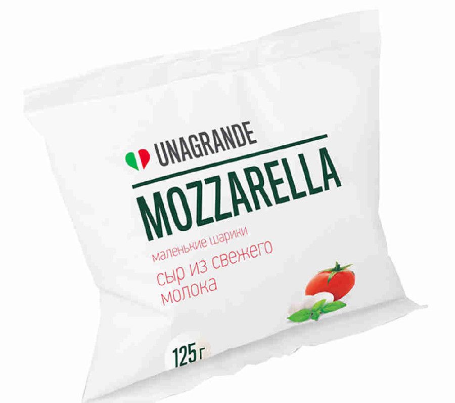 Сыр Моцарелла Чильеджина 50% 125г Унагранде