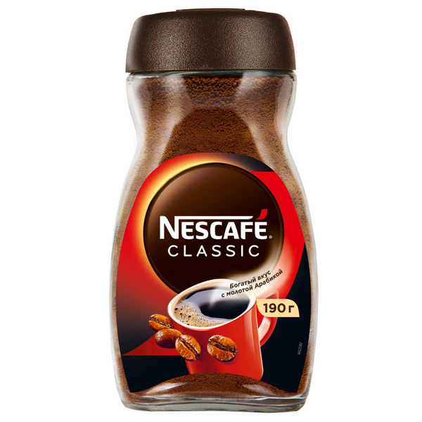 Кофе растворимый Nescafe classic 190г