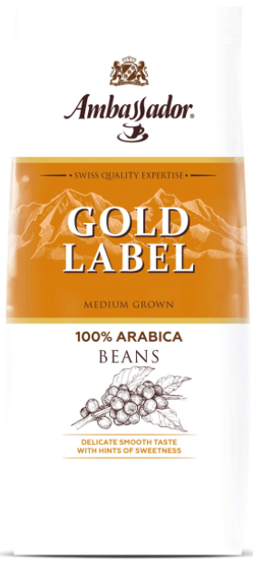 Кофе зерно Ambassador Gold Label 200г