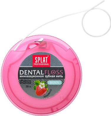 Зубная нить Splat Biosol Клубника 30м  