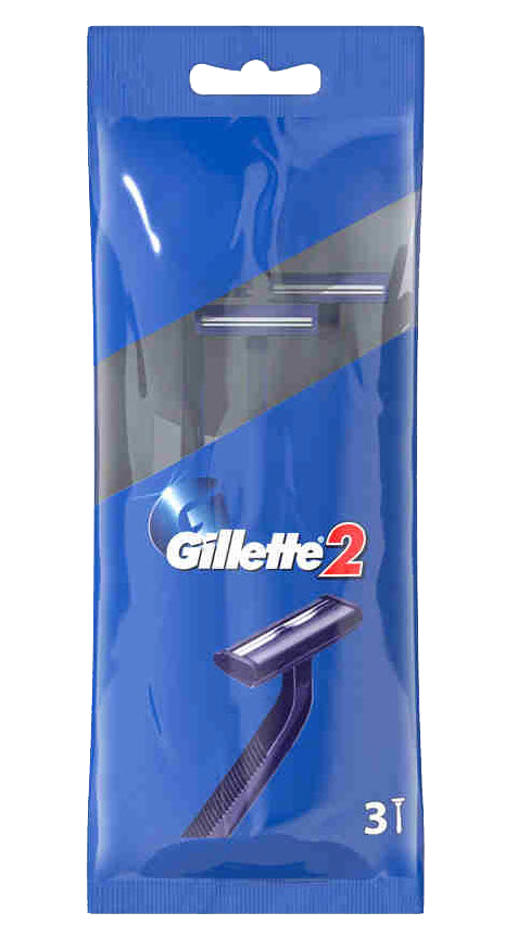 Станок для бритья Gillette 2 лезвия одноразовый 3 шт.