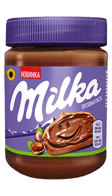 Паста ореховая Milka с какао 350г