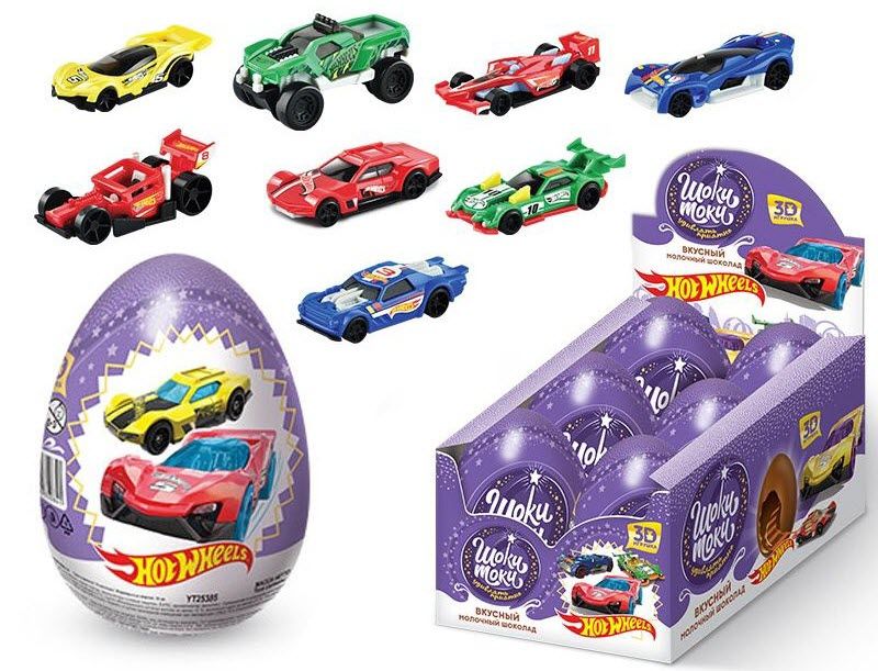 Шоколадное яйцо Шоки-Токи Для Мальчиков с игрушкой 20г