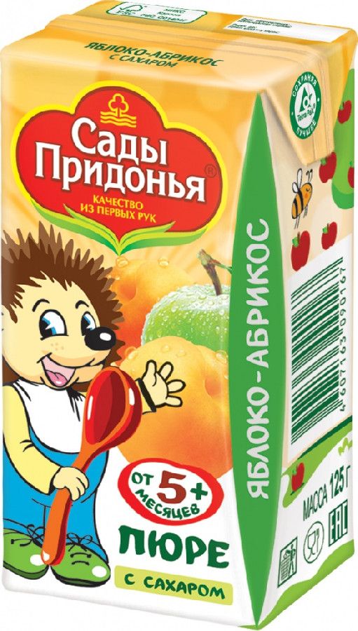 Пюре Сады Придонья яблоко/абрикос 125г