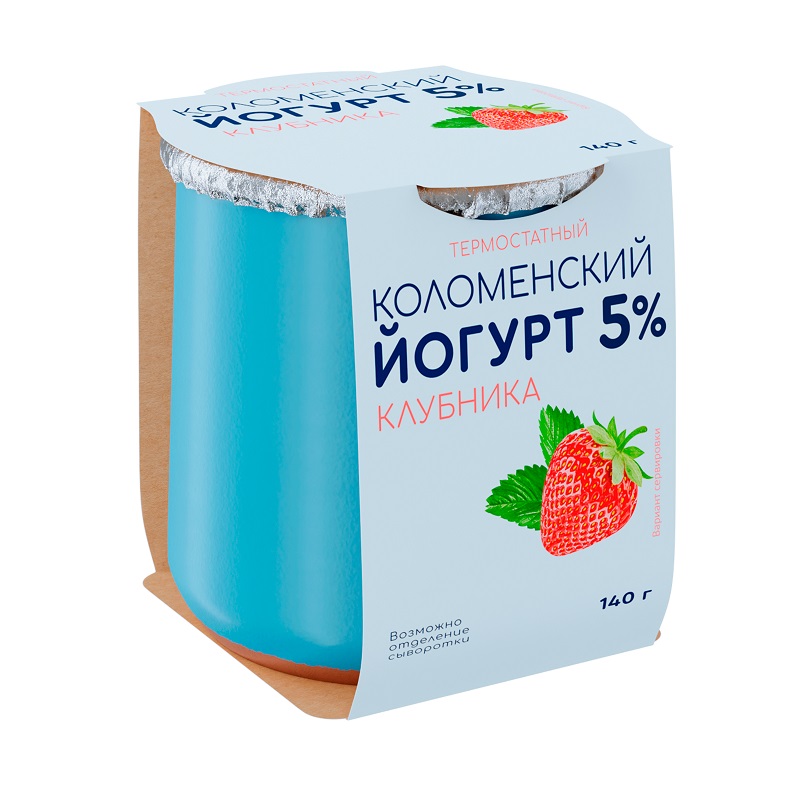Йогурт 5% 140г черника Коломенский