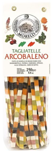 Макаронные изделия с красной свеклой и шпинатом Tagliatelle Morelli 250г