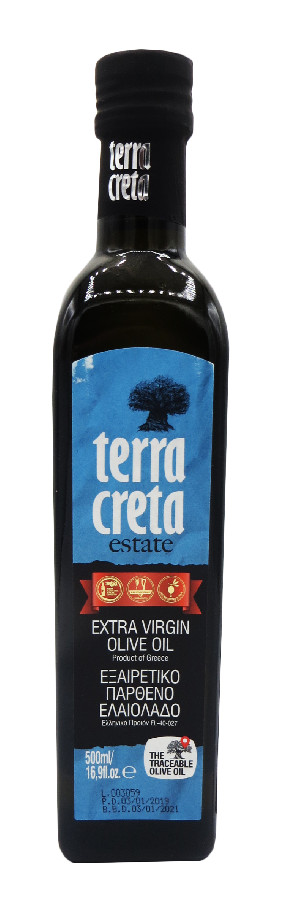Масло оливковое нерафинированное EV Terra Creta 500мл 