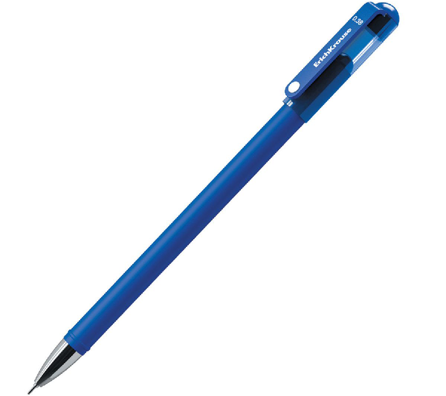 Ручка гелевая 0,38мм G-Soft синяя ErichKrause