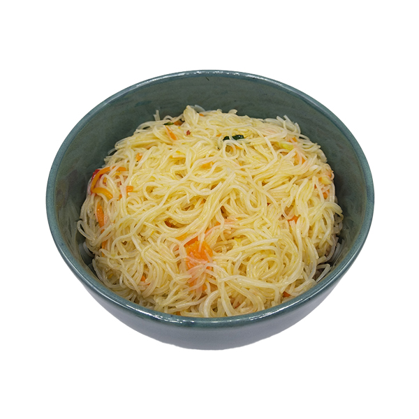 Салат из фунчозы с овощами