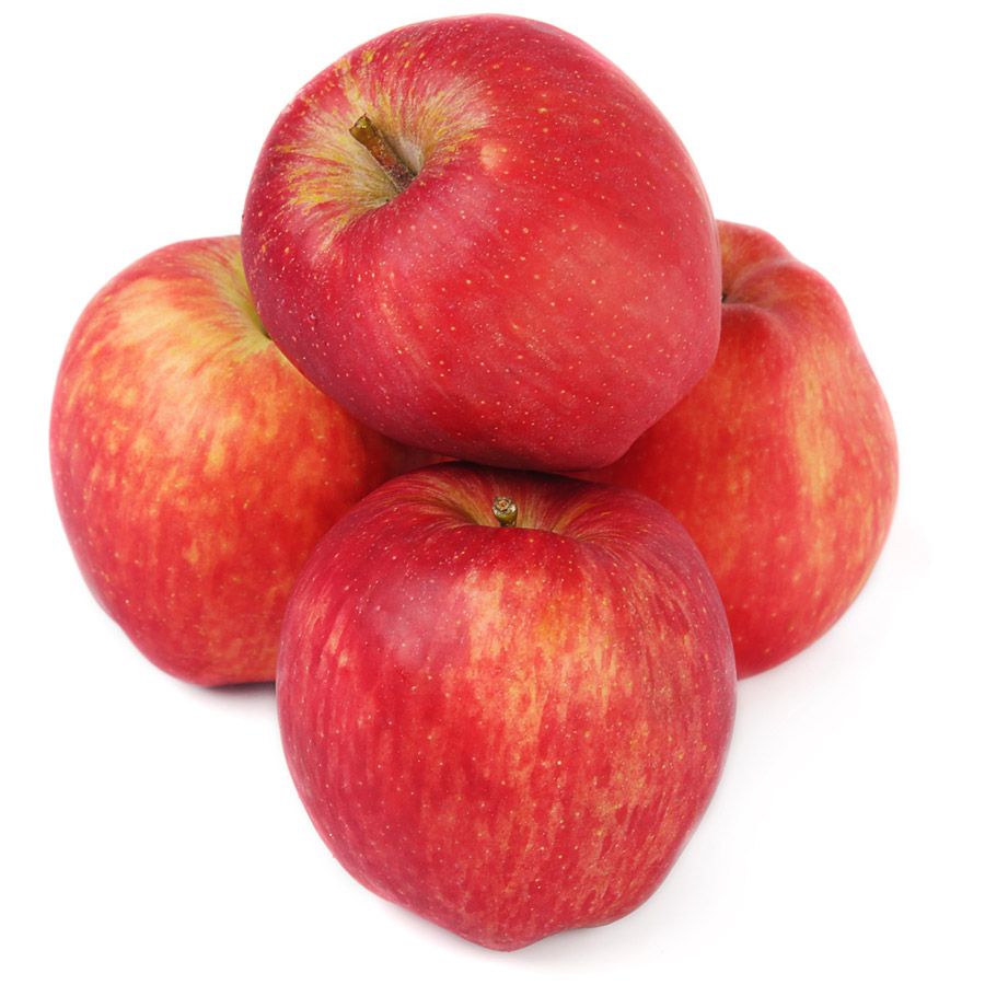 красные вытянутые яблоки