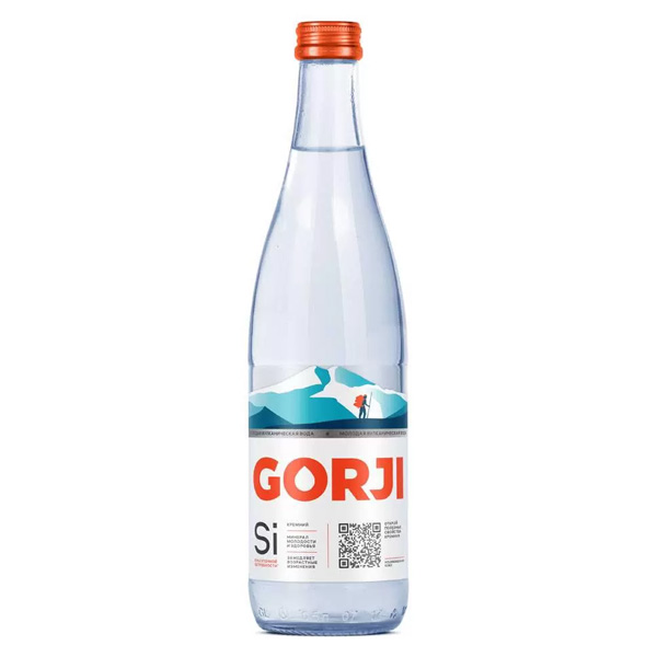 Вода GORJI лечебно-столовая газированная 0,5л