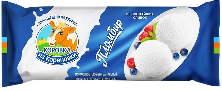 Мороженое Коровка из Кореновки пломбир 400г