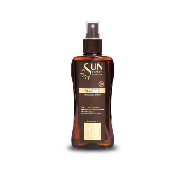 Масло-активатор загара SunExpert SPF10 180мл