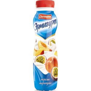 Йогуртный напиток Эрмигурт 1,2% персик-маракуйя 290г
