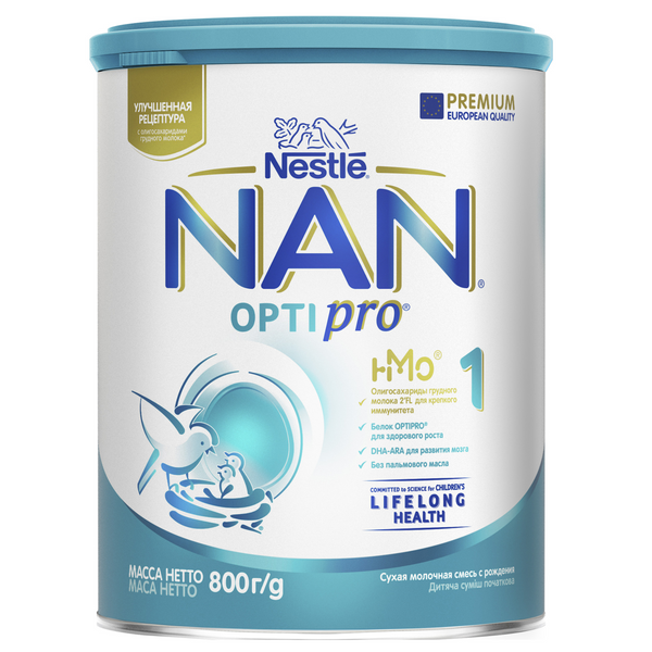 Cмесь Nan Optipro 1 с рождения 800г