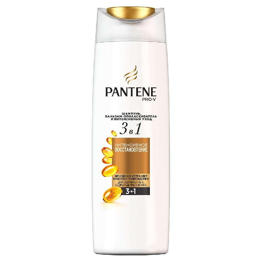 Шампунь для волос Pantene 3в1 Интенсивное восстановление 360мл