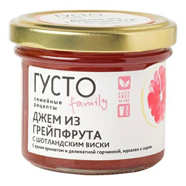 Джем из грейпфрута с шотландским виски ГУСТО family 40мл
