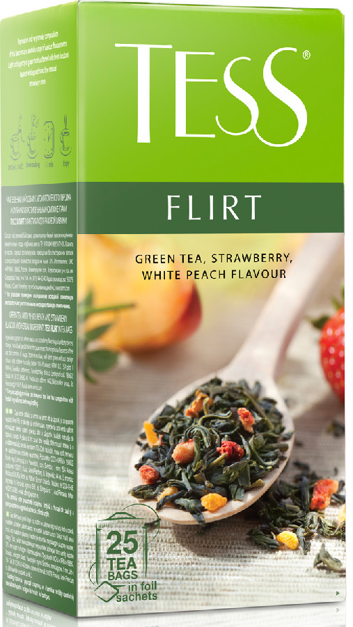 Чай зеленый Tess Flirt 25 пакетиков