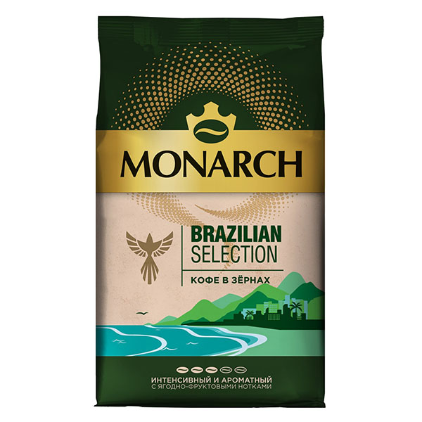 Кофе зерновой Monarch Brazilian Selection 800г
