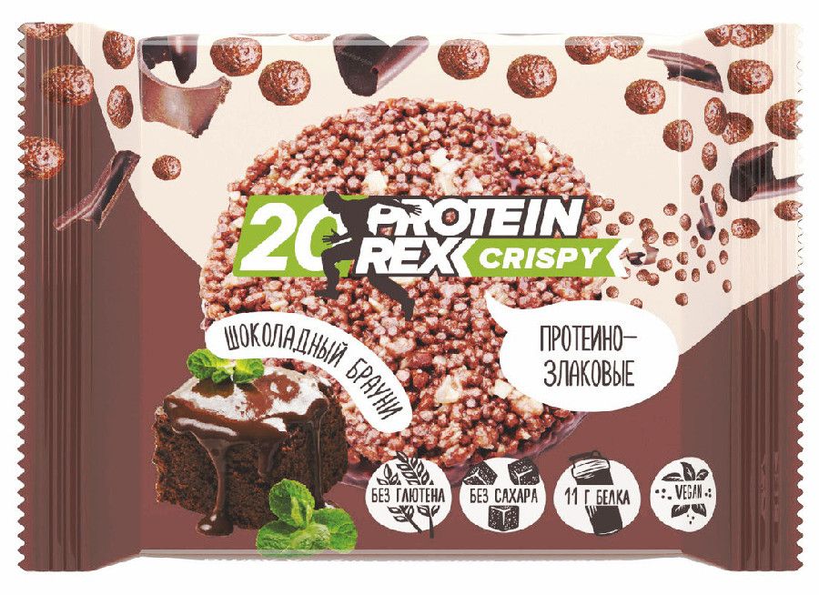 Хлебец протеино-злаковый Protein Rex шоколад 55г