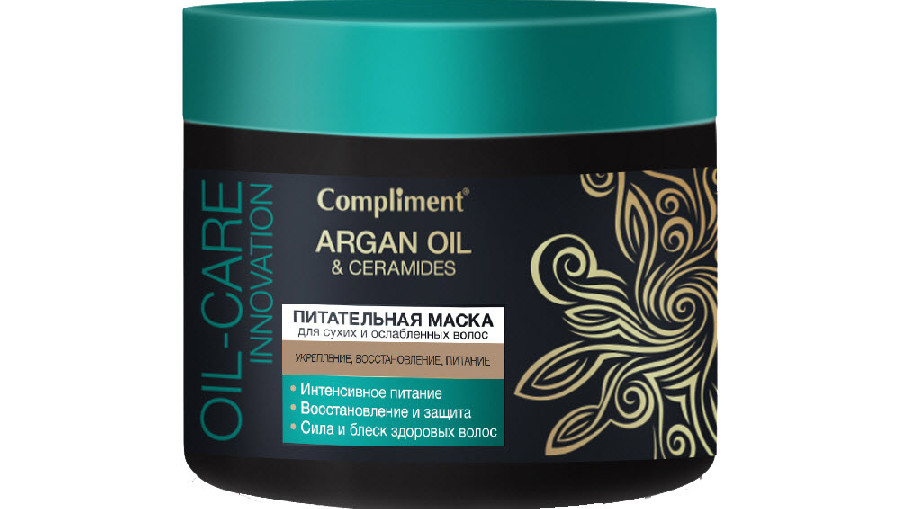 Маска для волос Compliment Argan oil & ceramides 300мл 