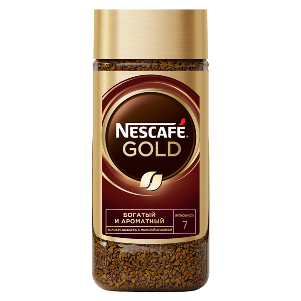 Кофе Nescafe Gold растворимый 95г