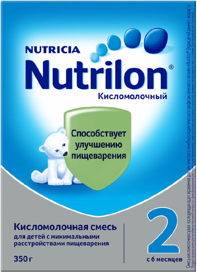 Смесь Nutrilon Premium 2 с 6мес кисломолочный 350г