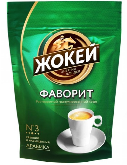 Кофе растворимый Жокей Фаворит 150г пакет
