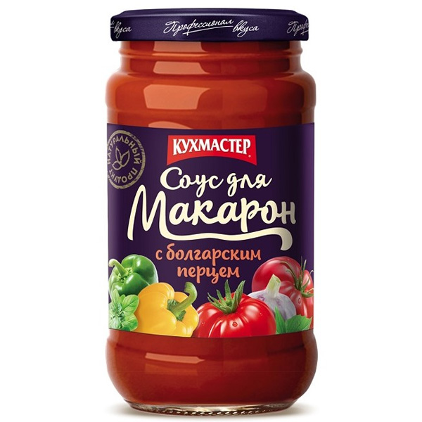 Соус для макарон с болгарским перцем Кухмастер 400г