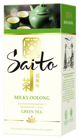 Чай зеленый Saitо Milky Oolong 25 пакетиков  