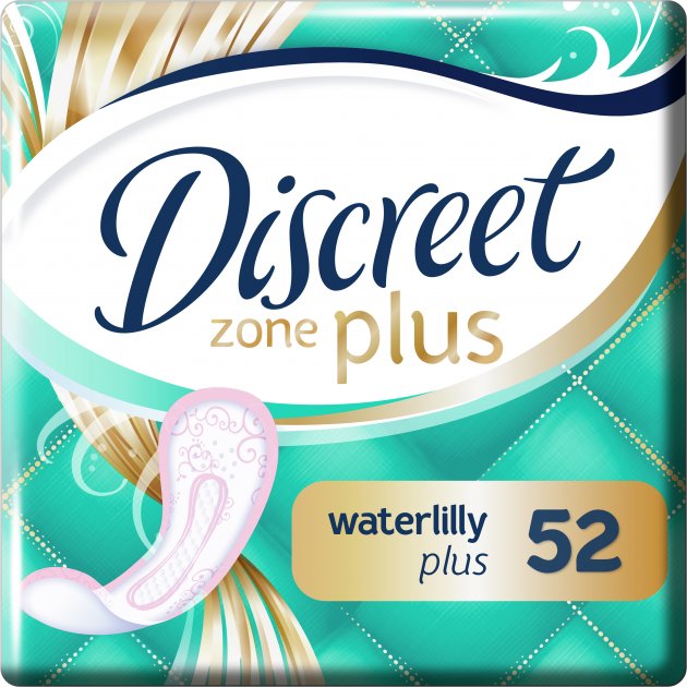 Прокладки ежедневные Discreet Deo WaterLily Plus Тrio 52шт