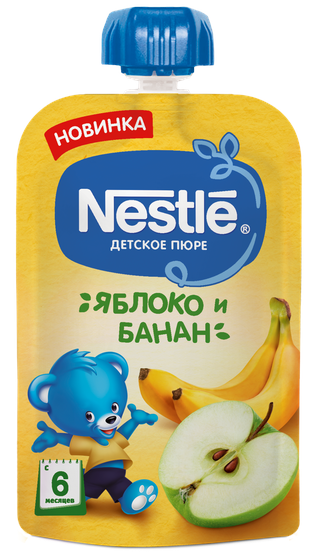 Пюре Nestle яблоко/банан 90г  