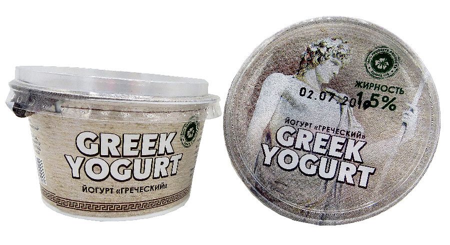 Йогурт Греческий 1,5% 170г Натуральный АМК