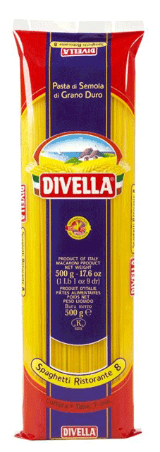 Макаронные изделия Спагетти Ристоранте Divella 500г    