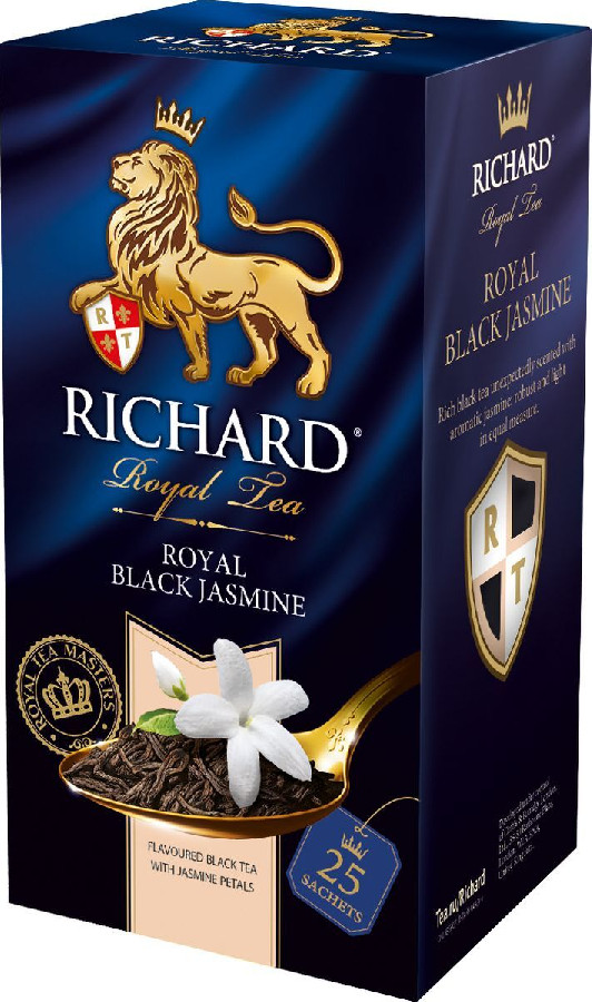 Чай черный Richard Royal Black Jasmine 25 пакетиков 
