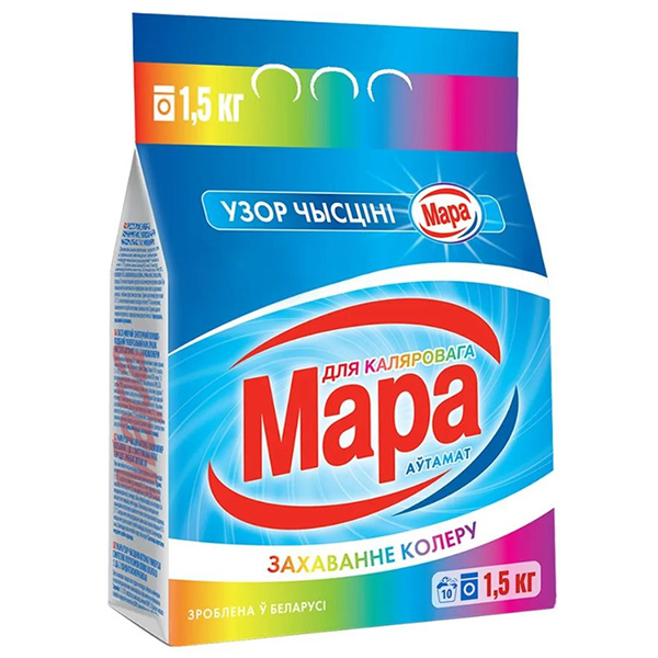 Порошок стиральный МАРА для цветного белья автомат 1,5кг