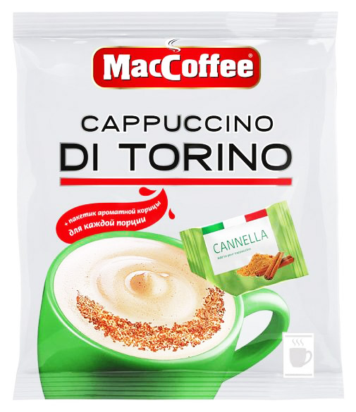 Кофе MacCoffee Cappuccino Di Torino корица 25,5г  