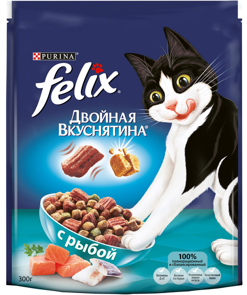 Корм для кошек Felix с рыбой 300г