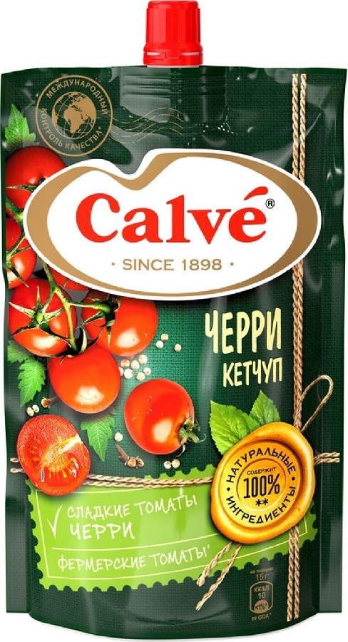 Кетчуп Calve с помидорами черри 350г