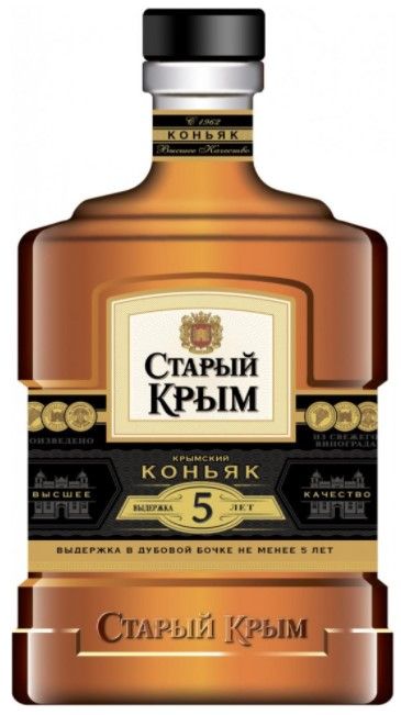Коньяк Старый Крым 4года 0,5л 40%