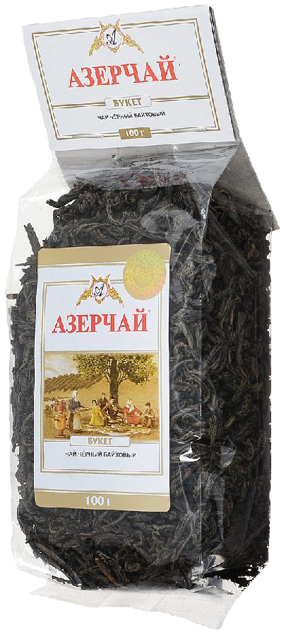 Чай Азерчай букет черный листовой 100г