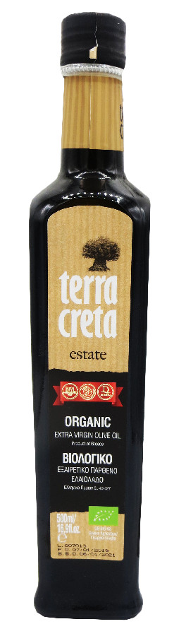 Масло оливковое нерафинированное EV BIO Terra Creta 500мл