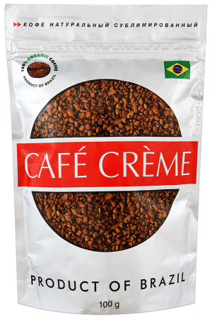 Кофе 100г растворимый мягкая упаковка Кафе Крим