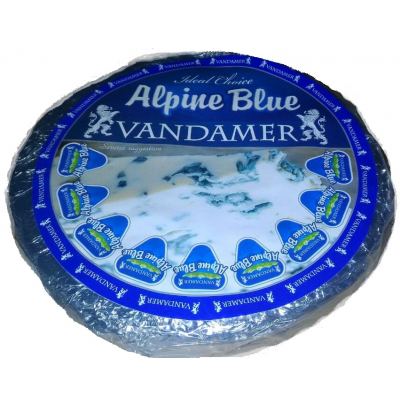 Сыр с голубой плесенью Альпин Блю Вандамер 50% 100г
