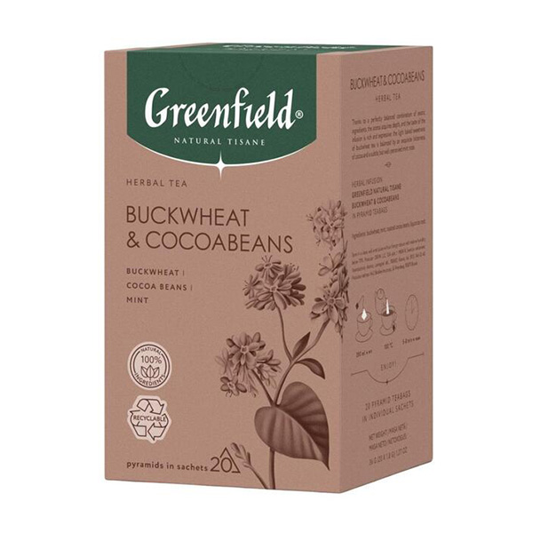 Чай травяной Greenfield Buckweat & Cocoabeans 20 пирамидок