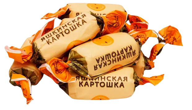 Конфеты со вкусом пирожного картошка Яшкинская картошка КДВ