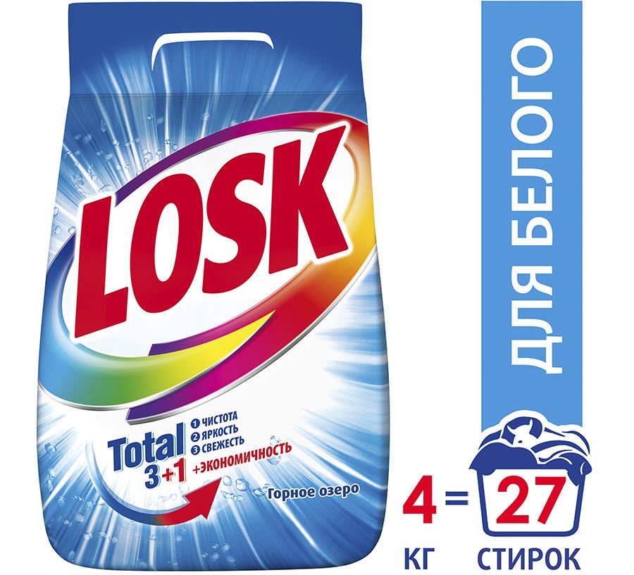 Порошок стиральный Losk Горное озеро автомат 4,05кг