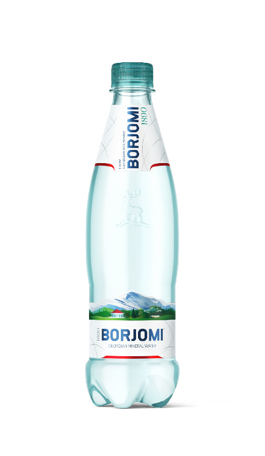 Вода Borjomi лечебно-столовая газированная 0,5л 