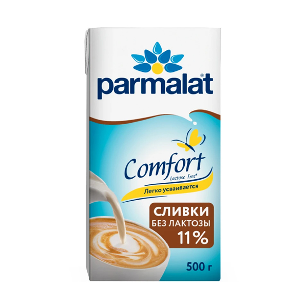 Сливки Пармалат безлактозные 11% 200мл