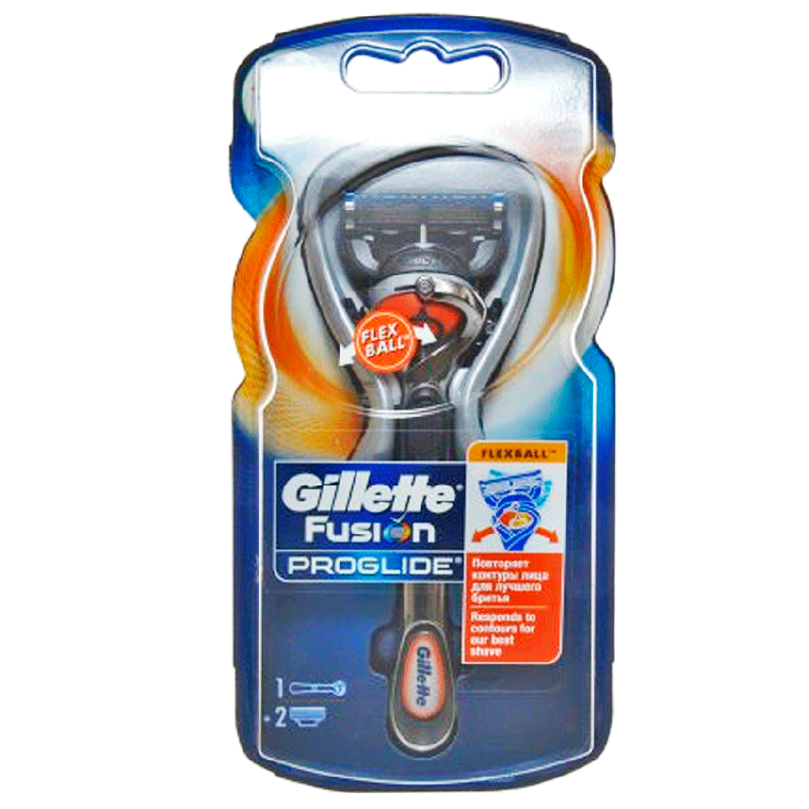 Станок для бритья Gillette ProGlide Flexball+2кассета